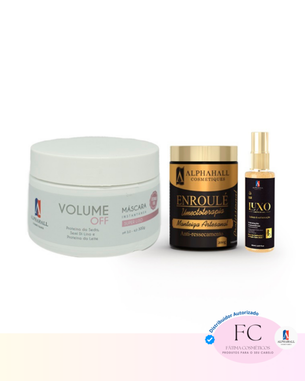 Kit Cronograma de Luxo 03 Potes Manutenção